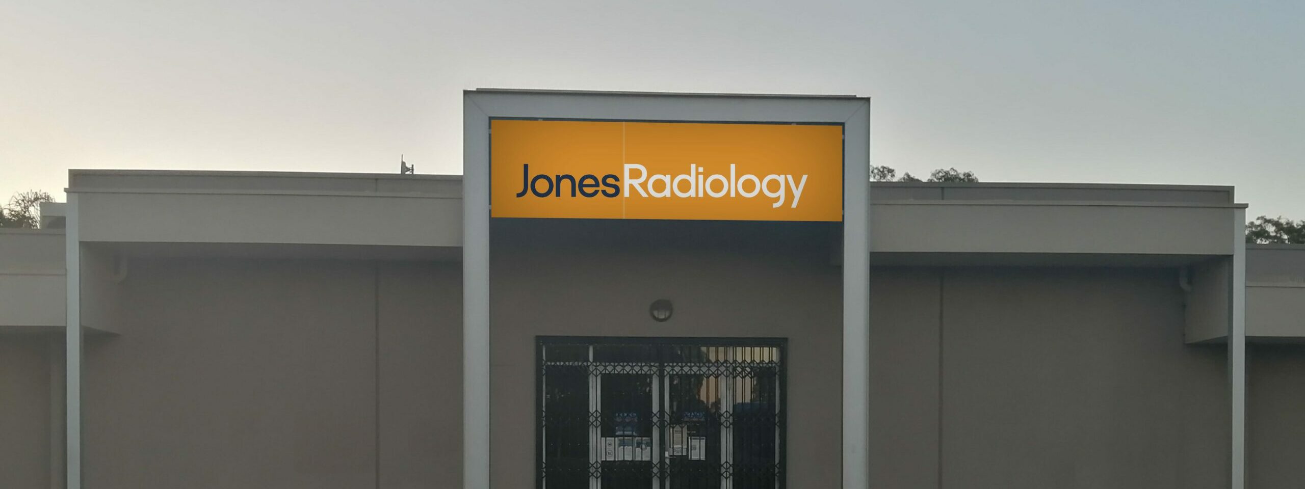 Exterior of Jones Radiology clinic at Munno Para
