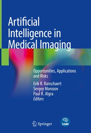 Book cover, Artifical Intelligence in Medical Imaging