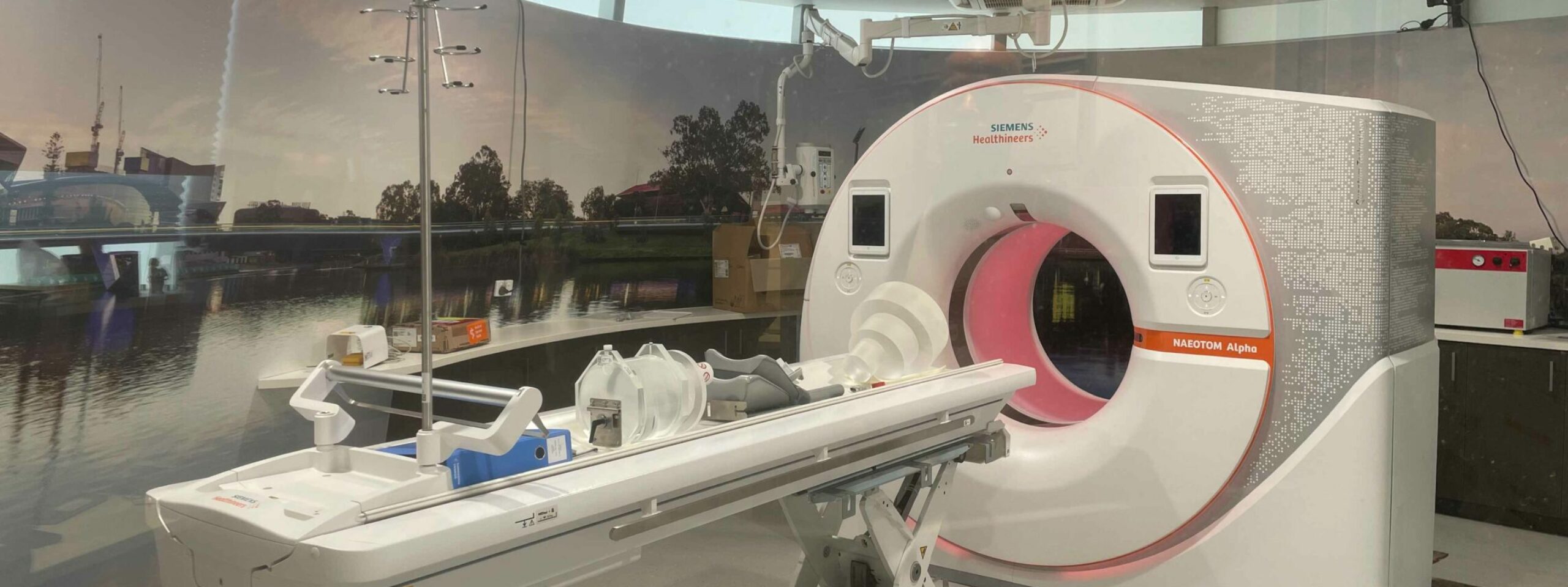 Photon Counting CT scanner inside Jones Radiology clinic room at SAHMRI